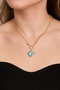 Heliophilia Silver CK9947 Collar Dorado de Metal